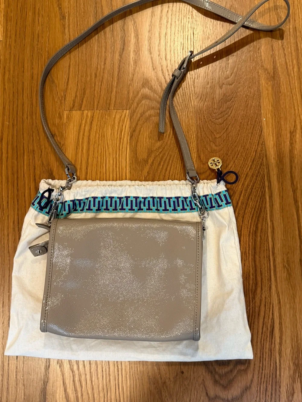 Tory Burch Leather Britten combo crossbody